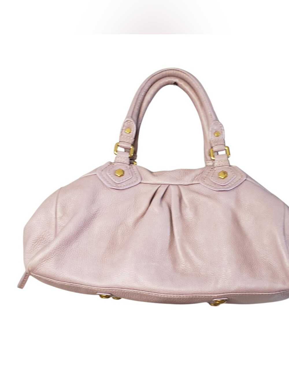 Marc by Marc Jacobs Blush Pink Leather Shoulder Bag with Gold Hardware - Picture 2 of 6